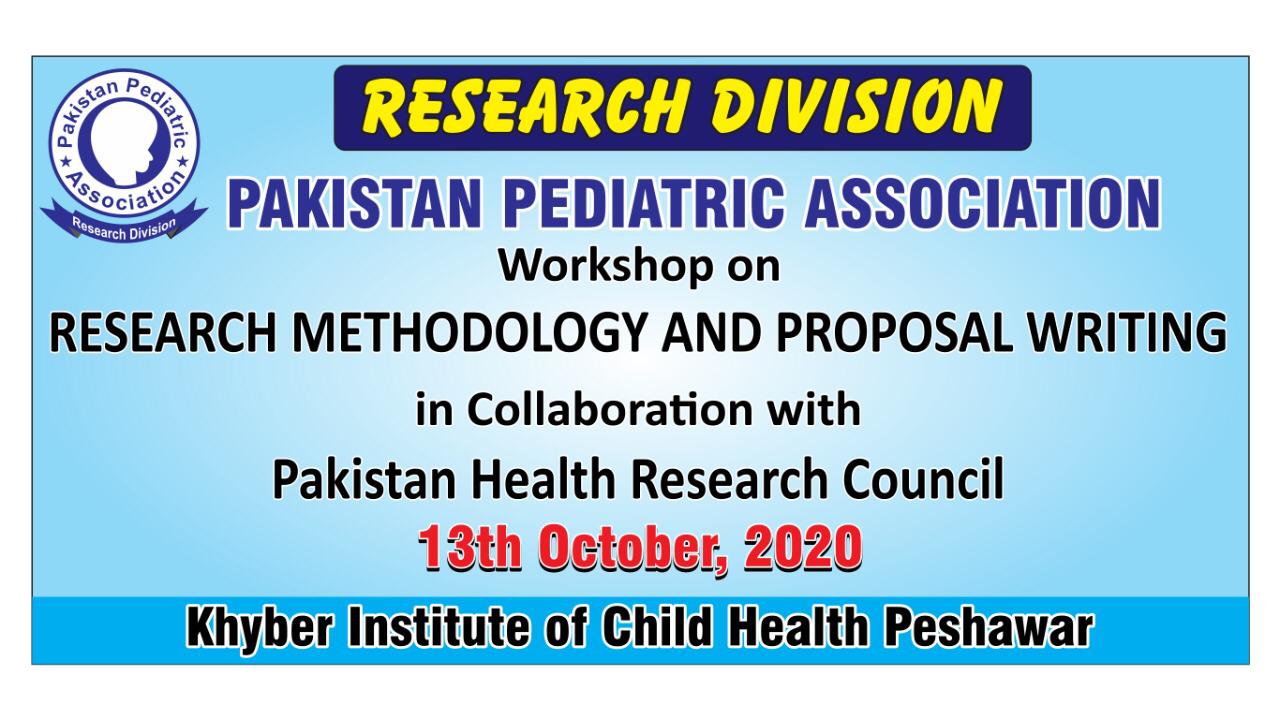 Pakistan Health Research Council 13th October 2020 (WORKSHOP)