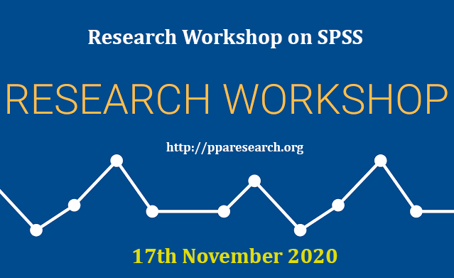 Workshop on SPSS on 17th November 2020 at Khyber Institute of Child Health/KICH